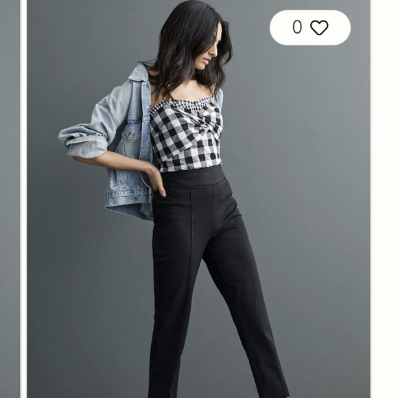 NWT Anthropologie Porridge Faye Gingham Twist -Tube Top - Picture 4 of 9